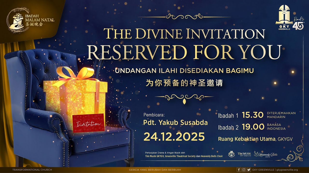 Ibadah Malam Natal GKY Greenville - 24 Desember 2025