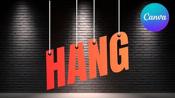 Hanging Text Effect in Canva - Easy Creative Tutorial!