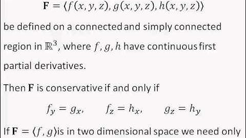 15.3 Conservative Vector Fields Part 1