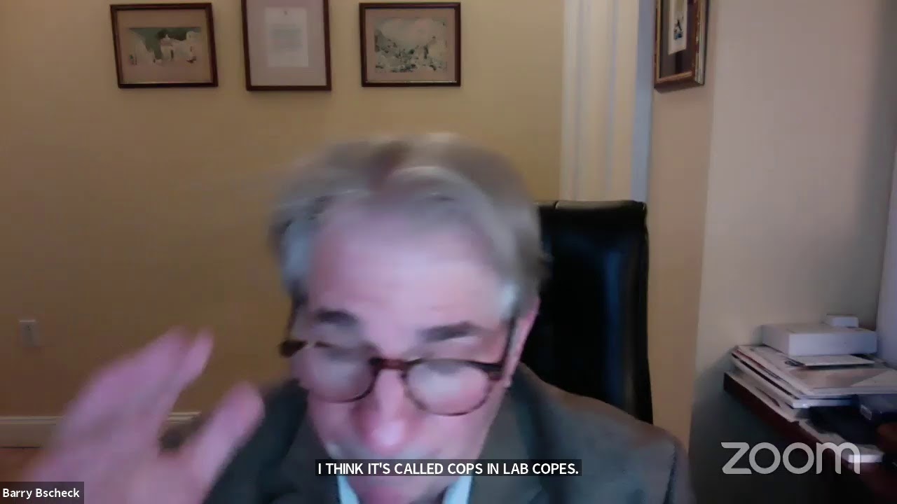 Distinguished Speaker Series: Barry Scheck