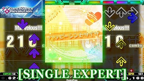【DDR A】 ハッピーシンセサイザ [SINGLE EXPERT] 譜面確認＋クラップ