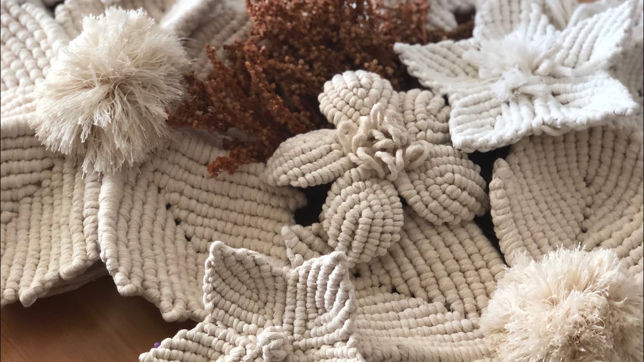 Makrome Kolay Çiçek Nasıl Yapılır? /macrameflower / macrame / diy / kendinyap