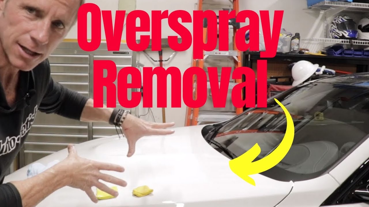 how to remove overspray from car paint