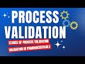 Process Validation in Pharmaceutical Manufacturing