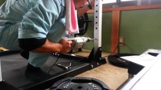 パワーラックを改造。DIY。クラフトマンの名残