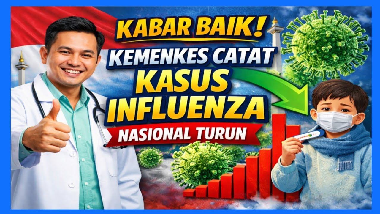 Kabar Baik! Kemenkes Catat Kasus Influenza Nasional Turun dalam Dua Bulan Terakhir