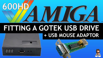 AMIGA 600HD Gotek Drive Installation, Flash Floppy and MKIV mouse adaptor
