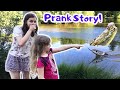 Prank story  un serpent dans leau   prank wars