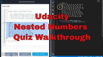 Udacity - Nested Numbers Quiz Walkthrough - JavaScript