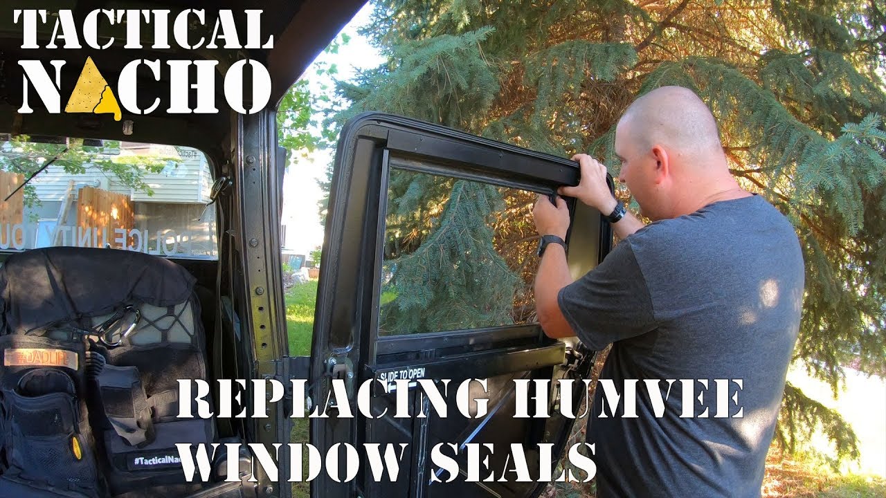 Replacing Humvee Window Seals - YouTube