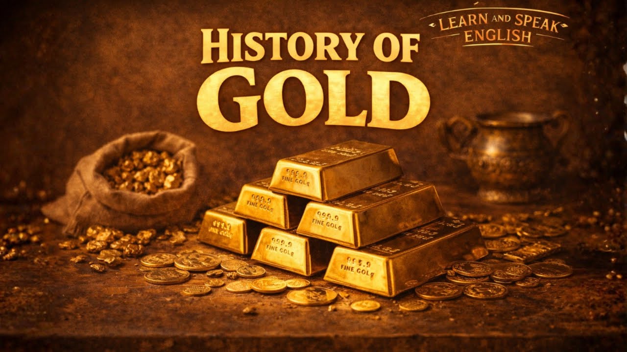 Why Humans Love Gold | Graded Reader | Improve Your English Fluency | History Of Gold