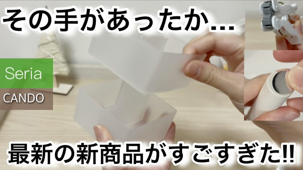 【100均新商品速報!!】コスパ最高！あの悩みを解決するセリア・キャンドゥ新商品♡ポチ袋も大量紹介してるよ！【冷蔵庫収納/コスメミラー/洗濯/推し/便利/クリスマス/正月etc.】