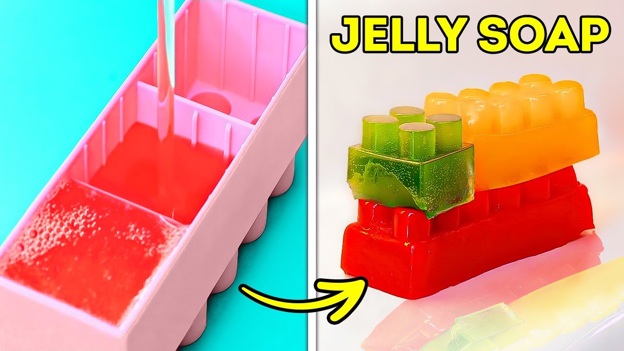 DIY JELLY SOAP || Colorful Soap Crafts And Bathroom Hacks That Will Brighten Your Mood