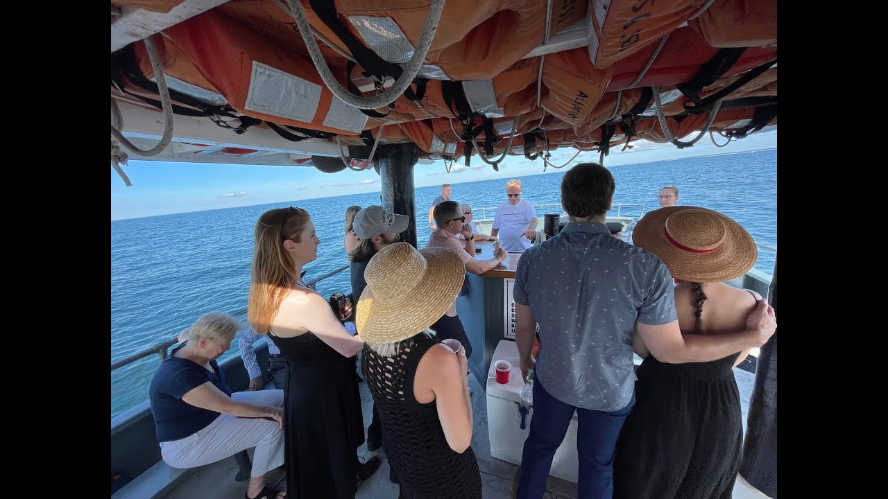 August 2021 Boat Ride on Cape Cod Bay - YouTube