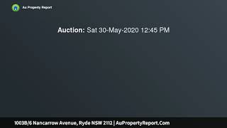 1003B/6 Nancarrow Avenue, Ryde NSW 2112 | AuPropertyReport.Com