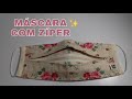 MÁSCARA COM ZÍPER | Luartes_Design