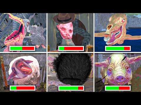 Reanimal - All BOSSES With HEALTHBARS in BRIGHT Mode
