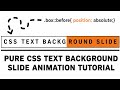 CSS Text Background Slide Effect 🔥 | Pure HTML & CSS #css #html #website #viral #coading #code #like