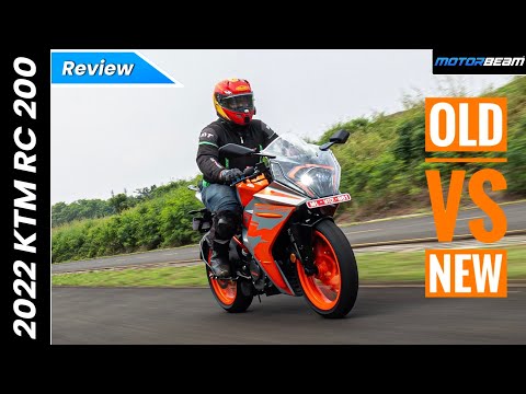 2022 KTM RC 200 Ridden - New vs Old Compared! | MotorBeam