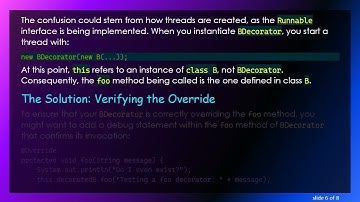 How to Properly Override a Grandparent Method in Java with Decorators