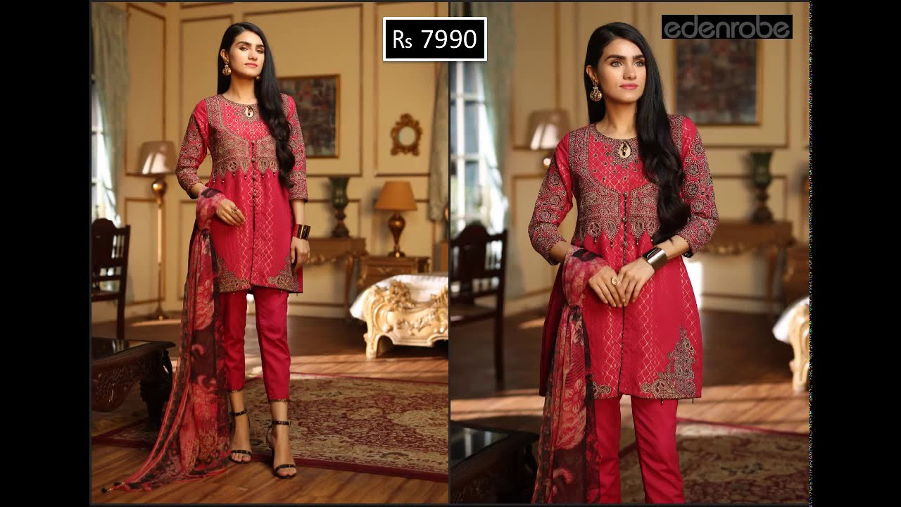 EDENROBE FESTIVE EID COLLECTION 2019 WITH PRICE FOR WOMEN - YouTube