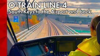 O-Train Line 4 - South Keys to the Airport and back (Roundtrip in Fall 2025)