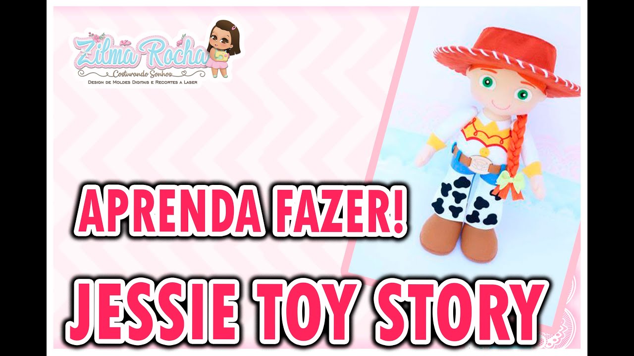 Toy Story Moldes Gratuito Jessie Vídeo 2 Youtube 