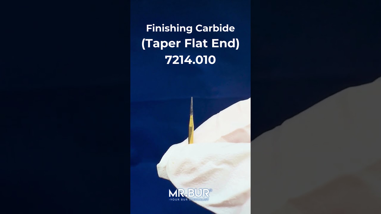 Taper Flat End Finishing | Carbide Dental Bur