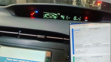 How to fix b2430 / b2431 Led headlights LH/RH 2017 Toyota Prius 1800cc