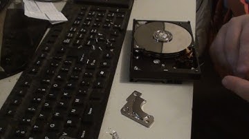 how to REMOVE MAGNETS FROM A HARD DRIVE