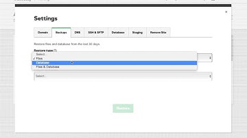 restore backup godaddy