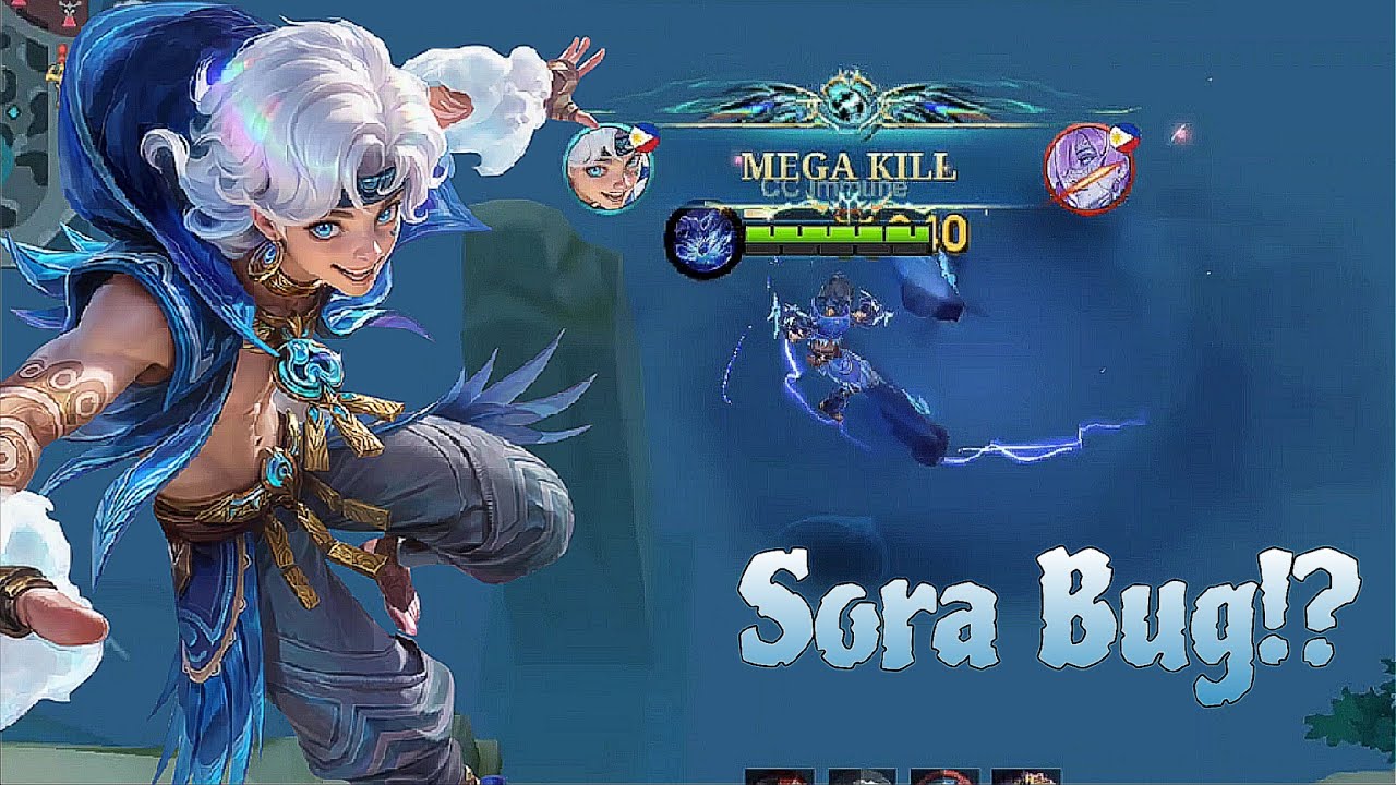 Баг с Сорой!? Сора может использовать ультимейт за пределами карты!!😱 - Mobile Legends Bang Bang