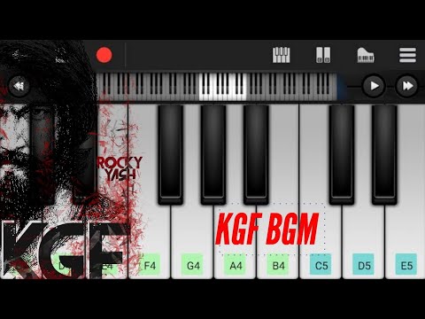 KGF Theme | Yash BGM | Easy piano tutorial | perfect piano - YouTube