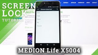 How to Add Lock Screen in MEDION Life X5004 – Set Up Password / Screen Lock / Passcode screenshot 5