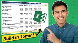 build a dynamic financial model in just 15 minutes