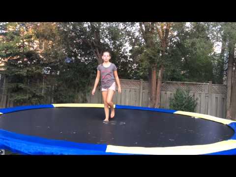 How to do a handstand splat on a trampoline - YouTube