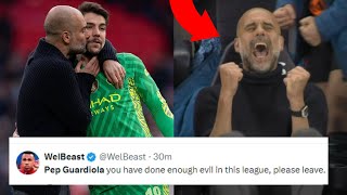 FOOTBALL FANS REACT TO PEP GUARDIOLA VS TOTTENHAM | PEP GUARDIOLA REACTIONS