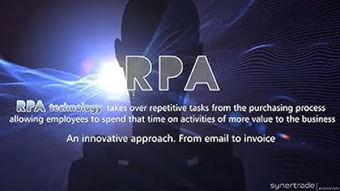 Synertrade brings RPA to Procurement
