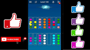 Ball Sort Puzzle Level 133 Color Sorting Games Level 133