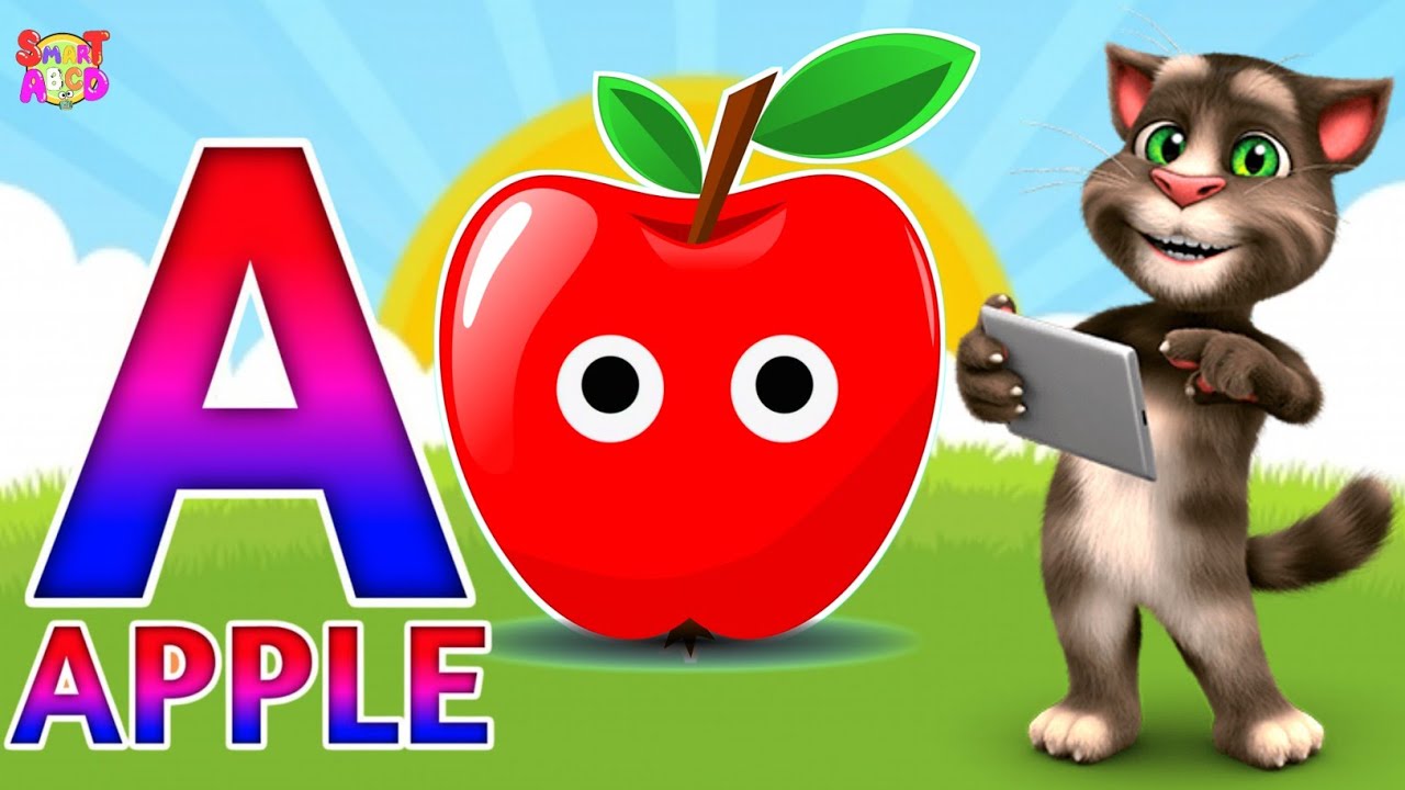 Фонетическая песенка 2 с двумя словами в 3D-формате - A для самолета - Песни про алфавит ABC со з...