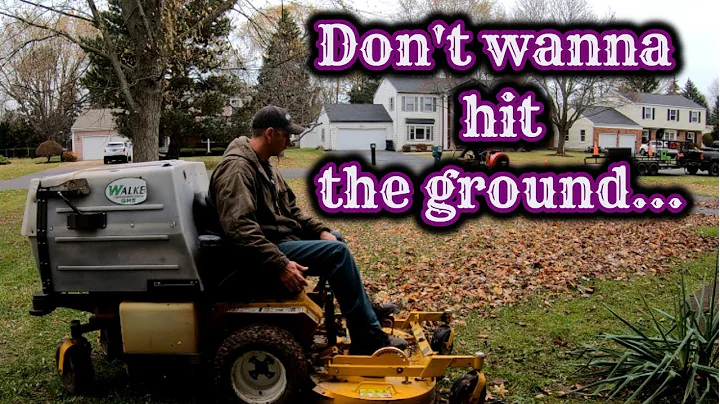 Leaf clean up / Walker GHS [Ferris FB3000 Hurricane]