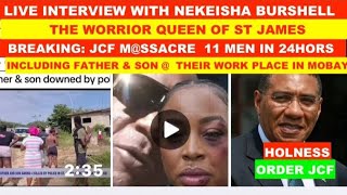 LIVE INTERVIEW WITH NEKEISHA BURSHELL .  . JCF  COPS K!LL 11 MEN INCLUDING FATHER & SON IN 24 HOURS