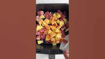 Easy Air Fryer Steak and Potatoes #airfryer #easydinner | Food Dolls