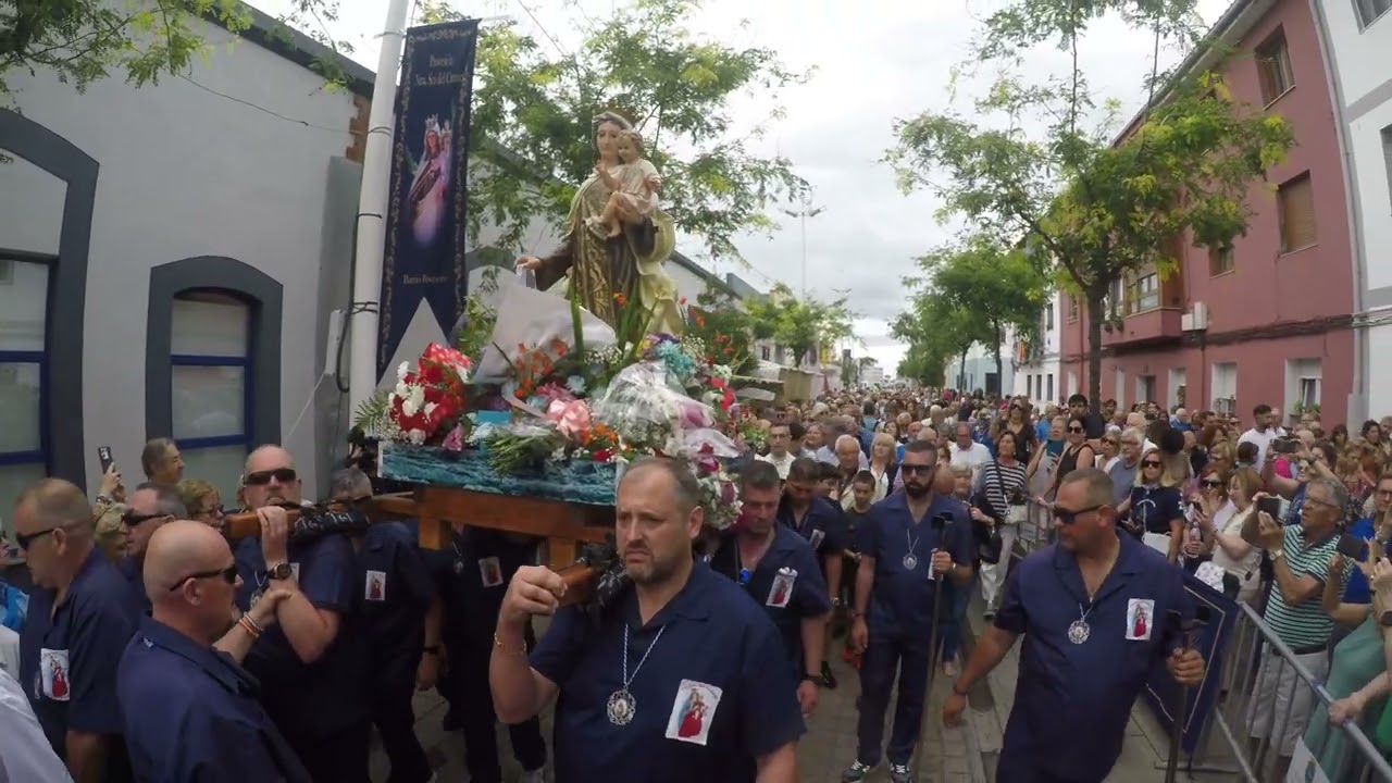 PROCESIÓN LA VIRGEN DEL CARMEN DEL BARRIO PESQUERO DE SANTAN