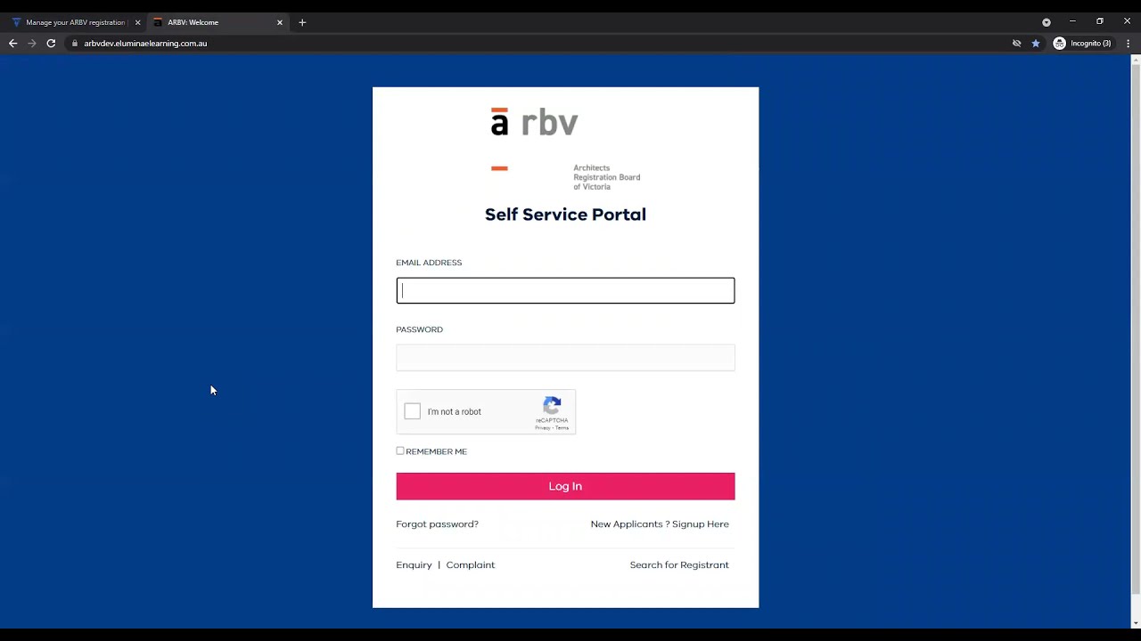 Arbv Login