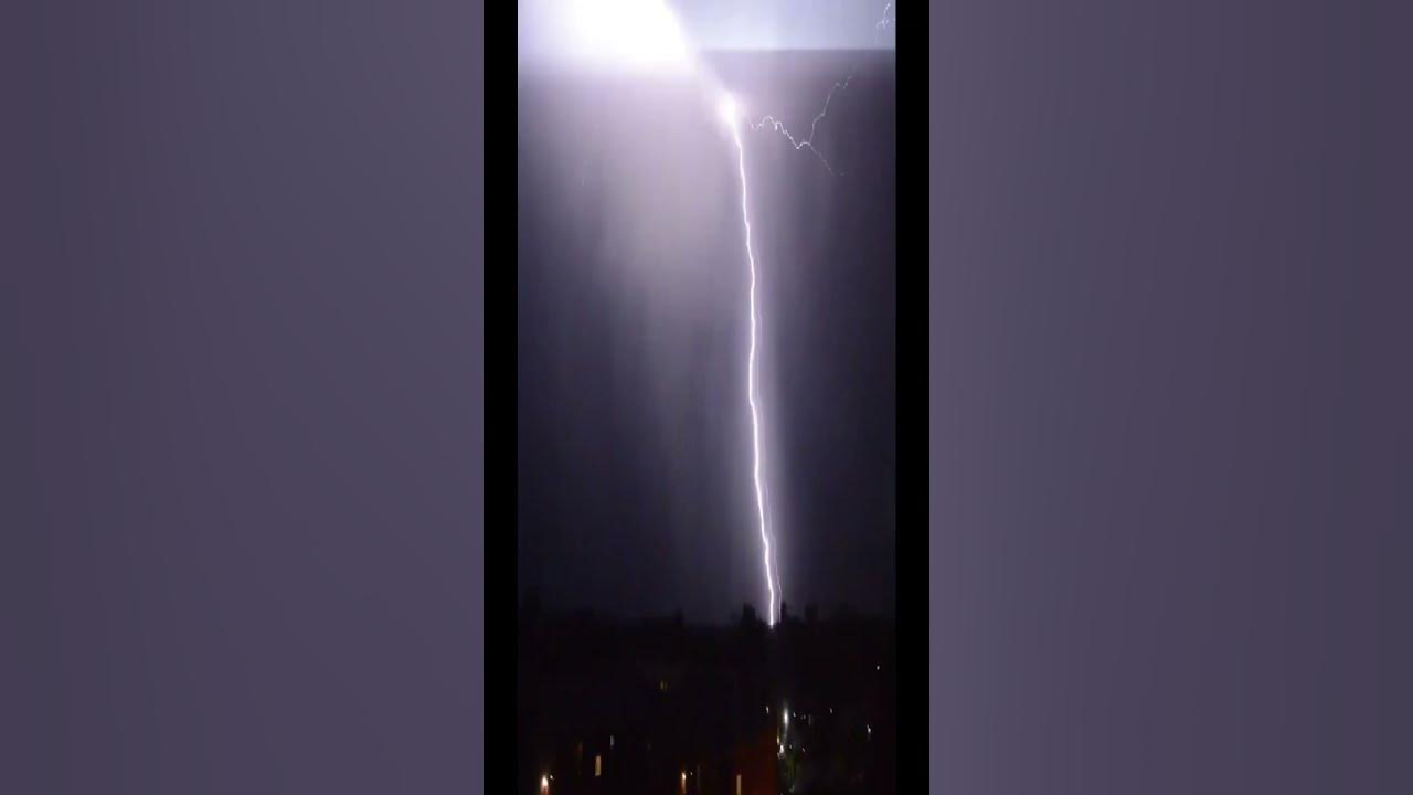 Lightning Strikes Storm Is Coming
