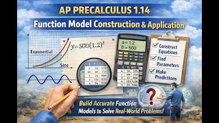 AP Precalculus 1.14 Function Model Construction and Application