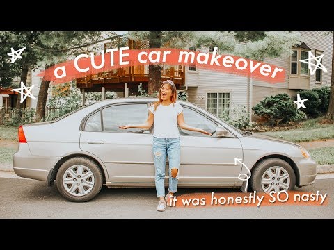 Giving My Car A Pinterest Makeover Transformation From