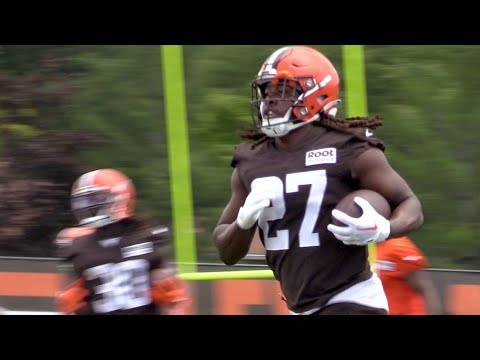 What Kareem Hunt did on Day 10 of Browns training camp after requesting a trade