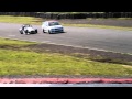 James bruce and gary watson battling in scottish sports  saloons knockhill